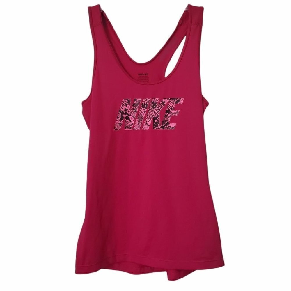 Nike Pro Racerback Pink Top - Picture 4 of 7